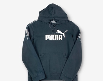 Puma Spell Out Hoodie Black Small