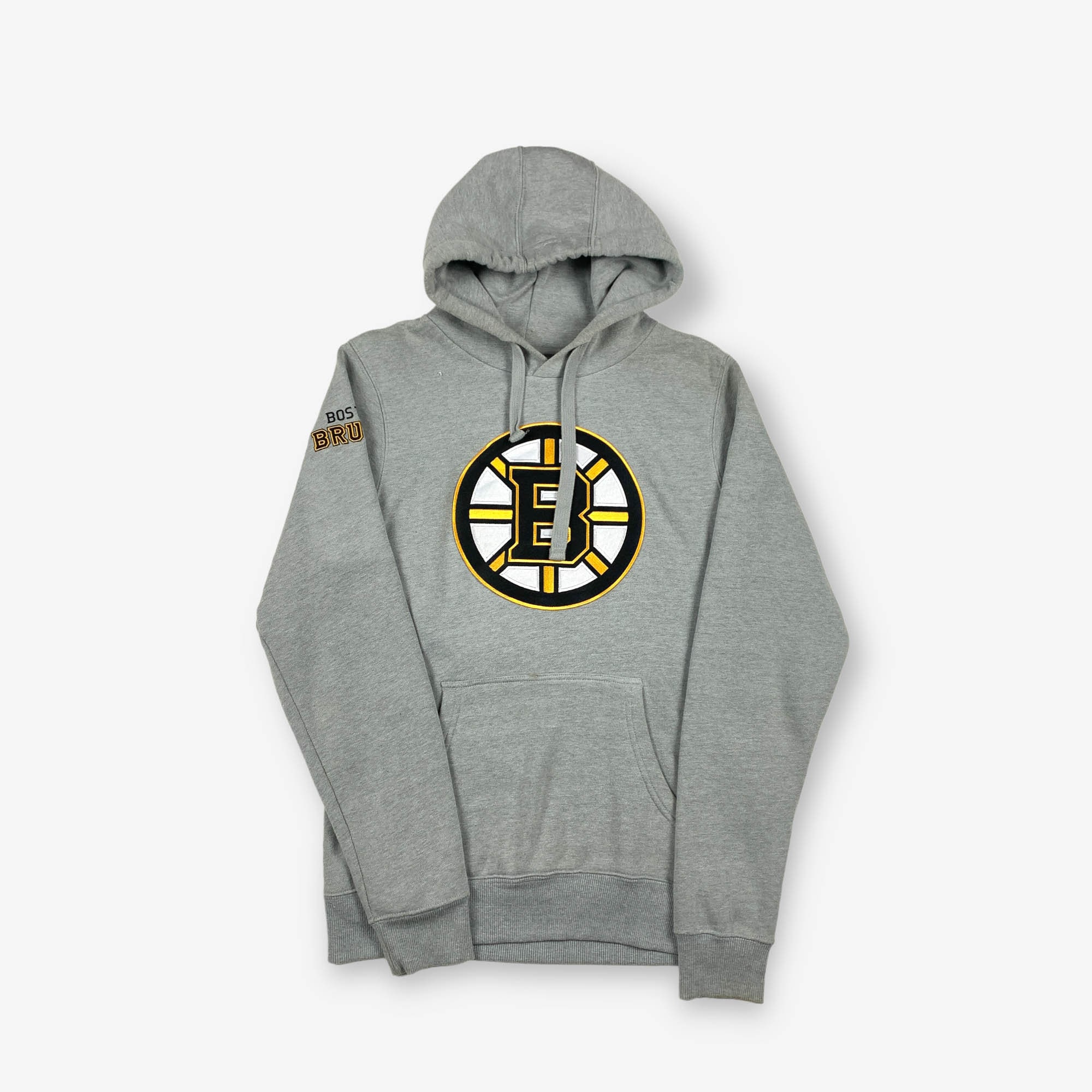 Vintage NHL Boston Bruins Hoodie Grey Medium 