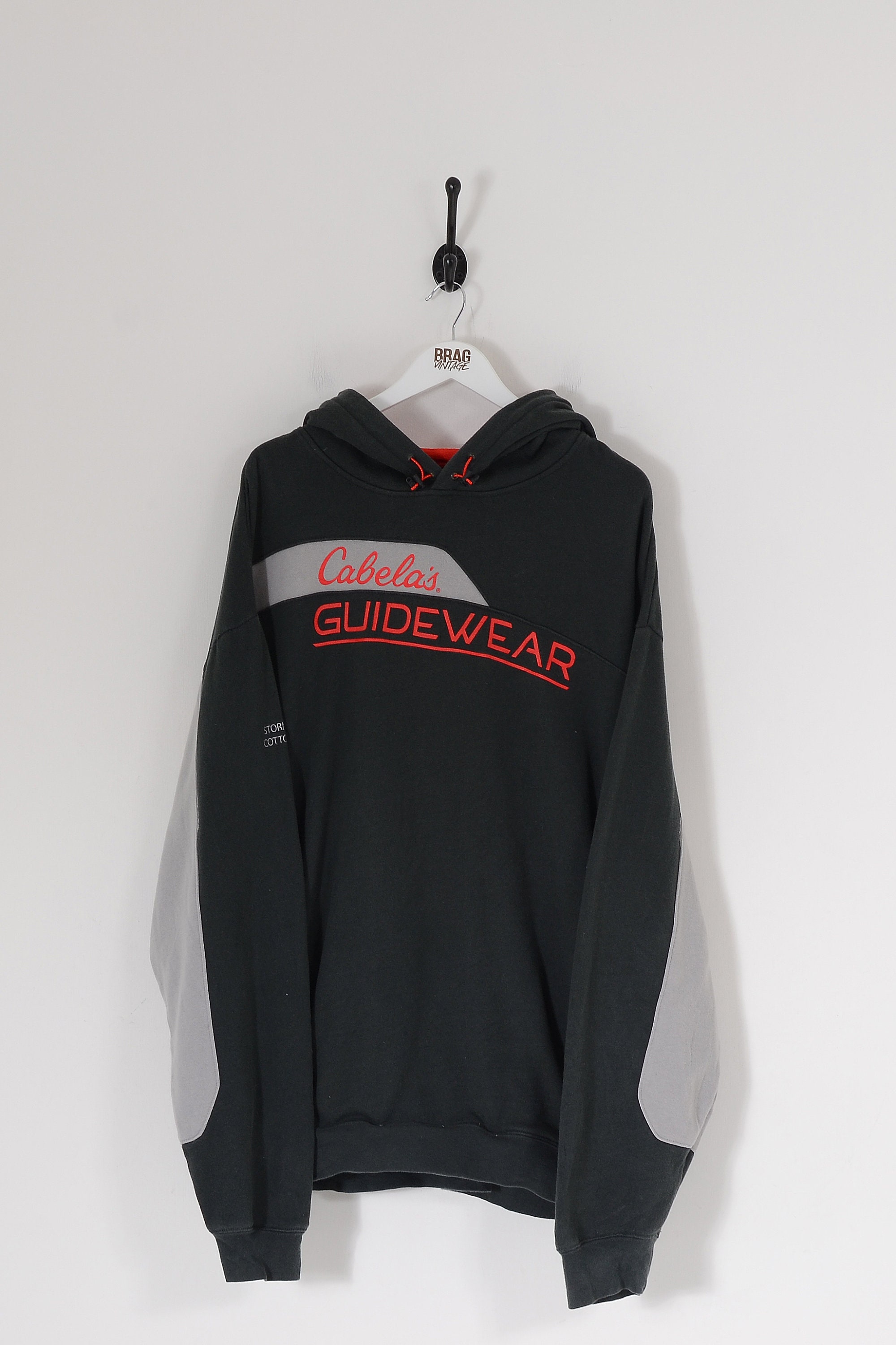 Vintage Cabela s Guidewear Pullover Hoodie Charcoal 2XL Etsy
