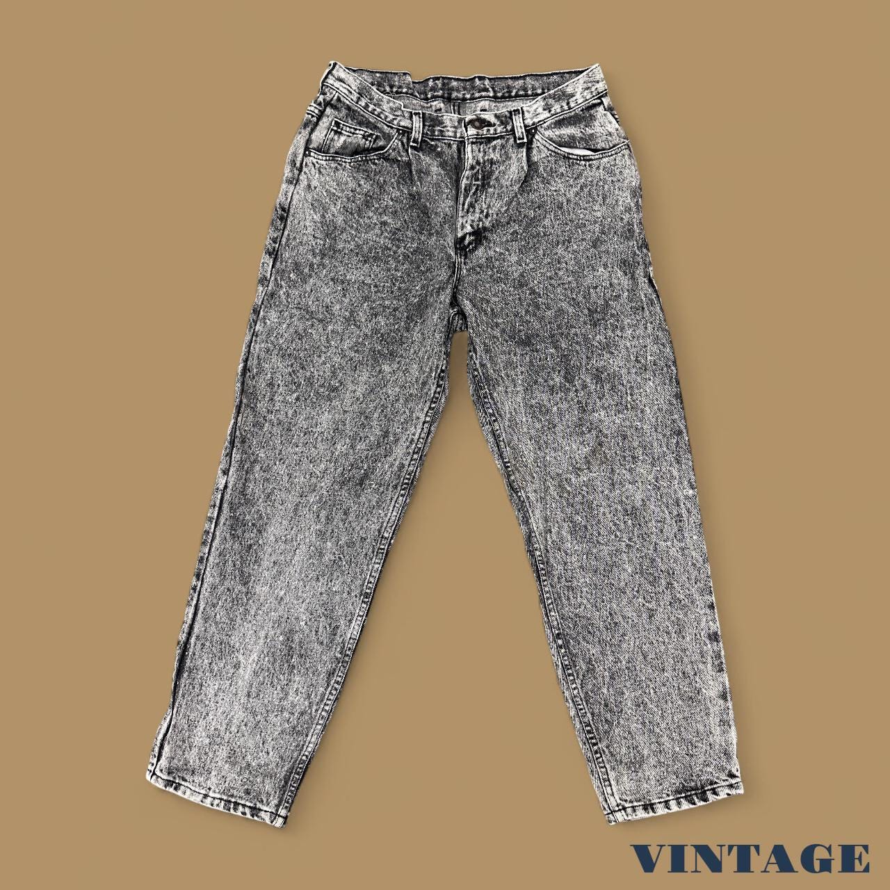 Vintage 80's Lee Straight Leg Jeans Acid Wash Grey W32 L29 - Etsy