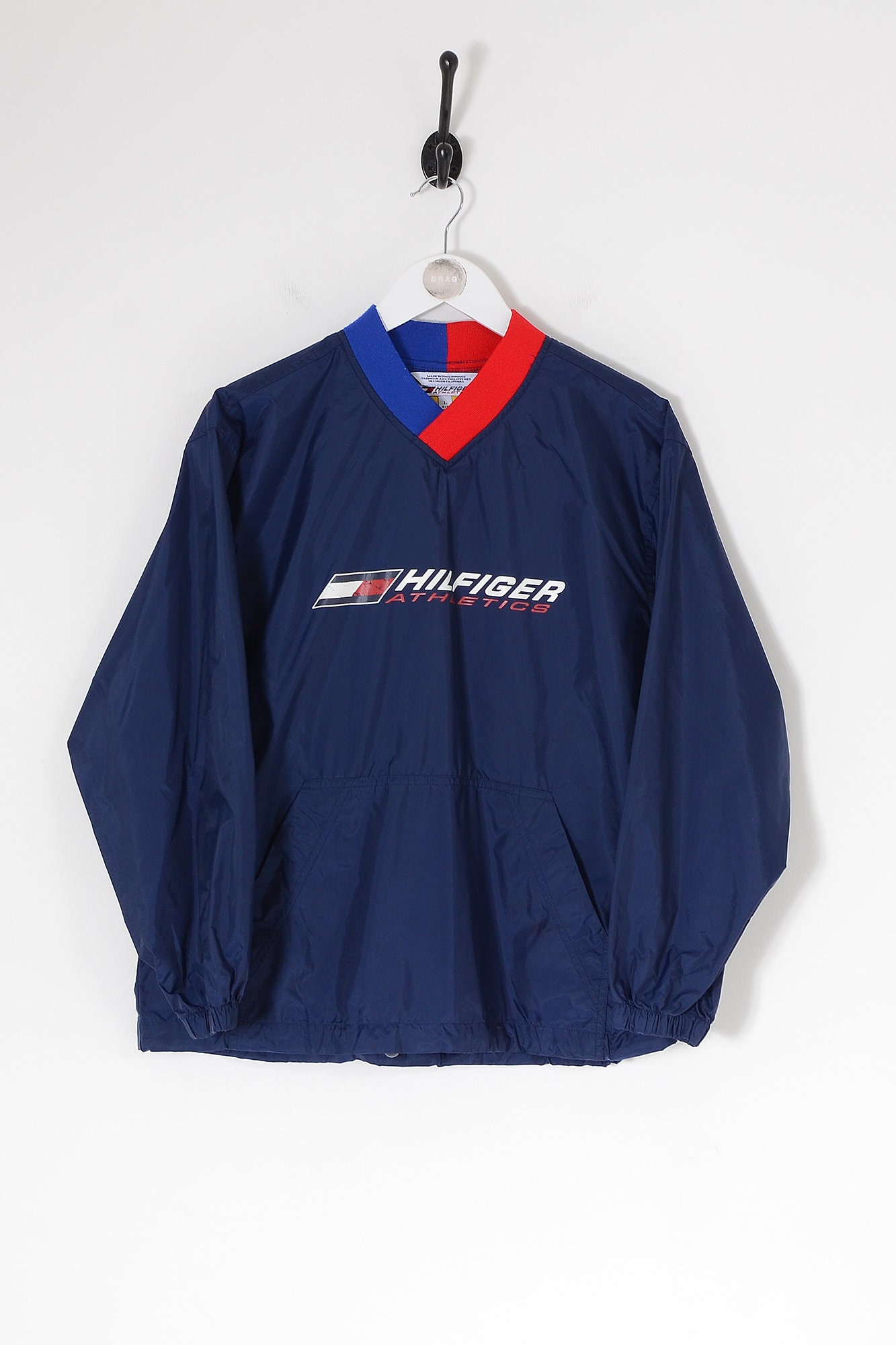 90's TOMMY HILFIGER Pullover Sports Jacket Navy - Etsy Finland