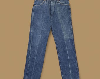 Vintage Wrangler USA Straight Leg Jeans Dark Blue W33 L30