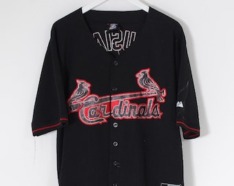 Vintage St. Louis Cardinals MLB Baseball Jersey Black XL