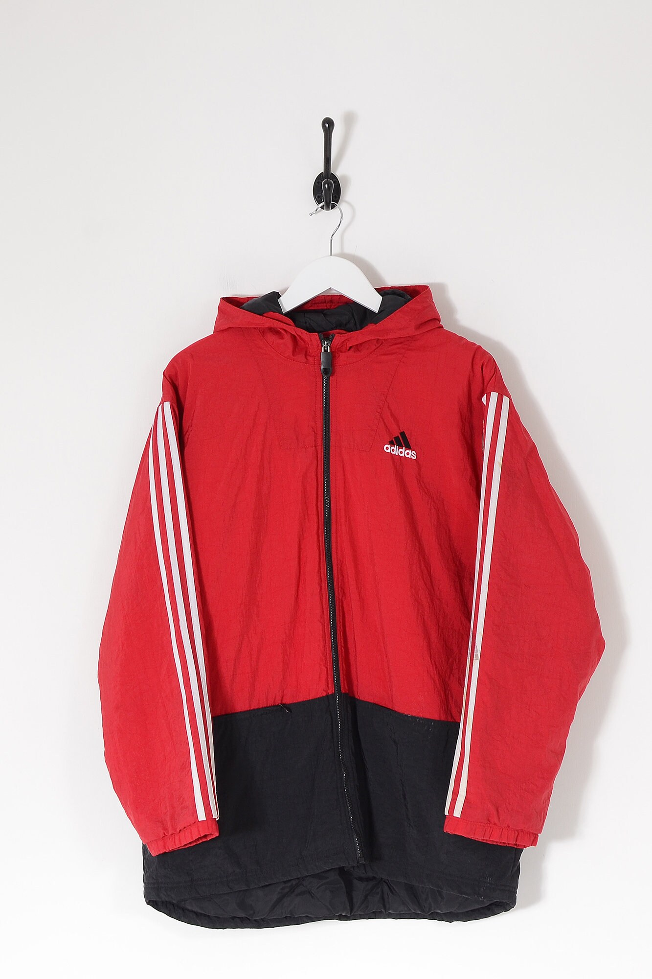 Adidas reversible jacket red sale