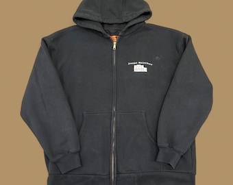 Vintage 1990s Hanes Blank Zip-up Hoodie Made in USA - Etsy