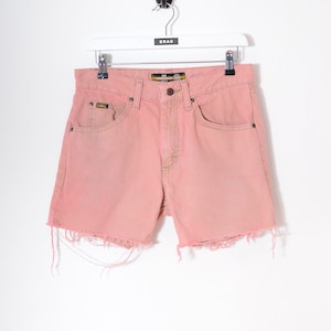 vintage LEE Short en jean rose W30