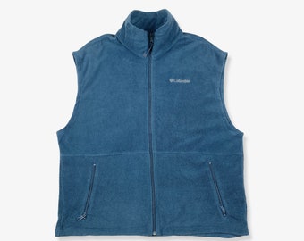 columbia vest fleece