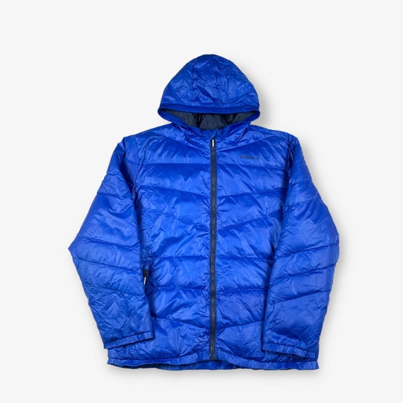 Vintage ADIDAS Neo Puffer Coat Royal Blue Large Etsy