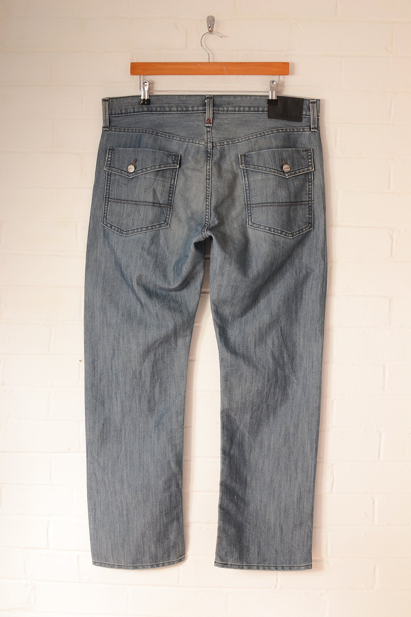 Vintage LEVI'S Denizen 218 Slim Straight Jeans Grey W38 - Etsy Finland