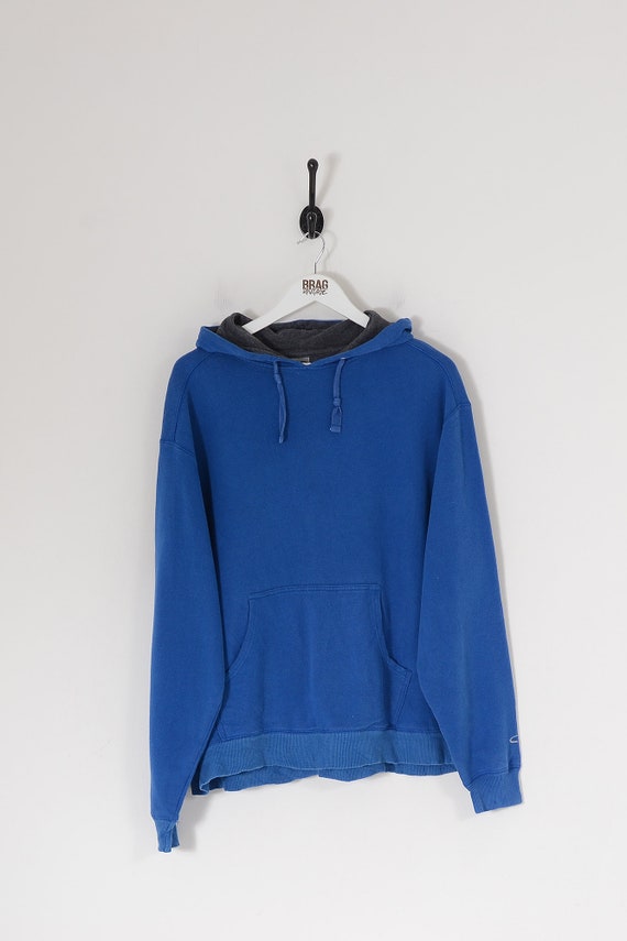 Vintage CHAMPION Pullover Hoodie Royal Blue Medium Etsy