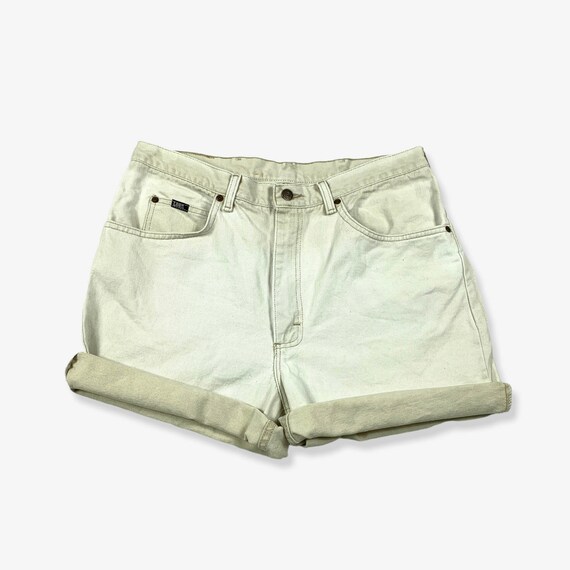 Rolled up denim best sale shorts
