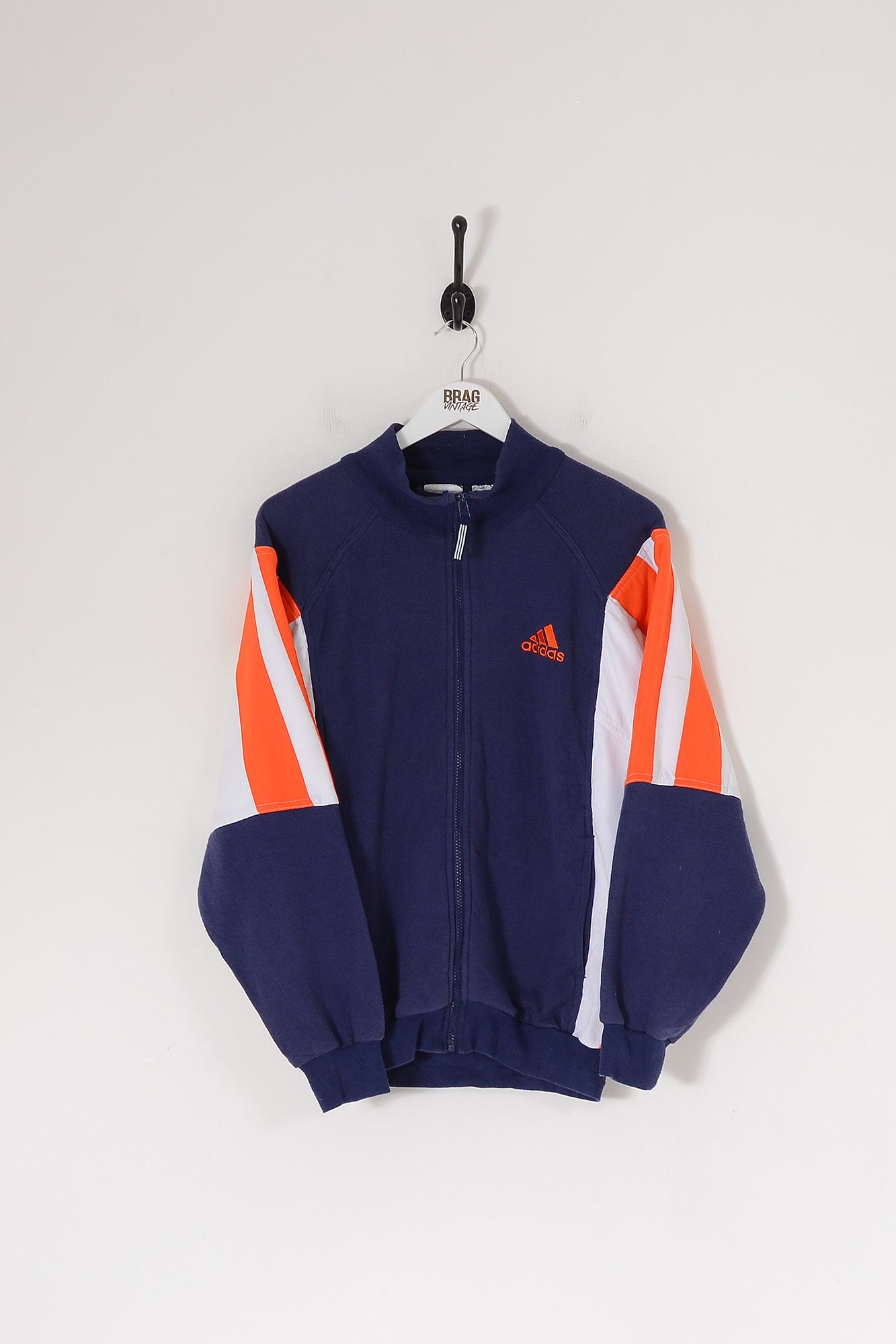 Adidas blue orange jacket top