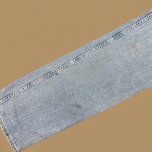 Vintage Wrangler Herz Angepasste Gerades Bein Jeans Hellblau W38 L36 Bild 6