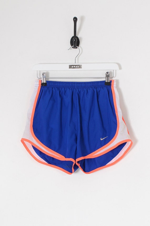 Vintage NIKE Sports Shorts Blue Small 