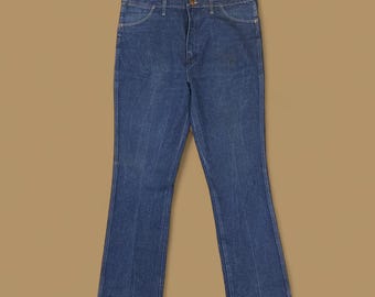Vintage Wrangler USA Straight Leg Jeans Dark Blue W40 L34