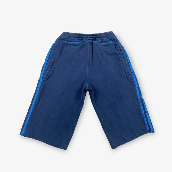 Vintage ADIDAS Cut off Jogger Shorts Navy Small Etsy UK