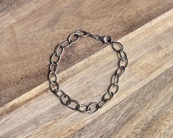 Vintage 925 Sterling Silver Chain Link Bracelet