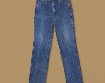 Vintage Wrangler USA Straight Leg Jeans Dark Blue W32 L34
