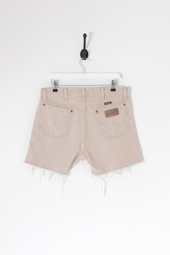 Vintage WRANGLER High Waist Cut Off Denim Shorts … - image 2