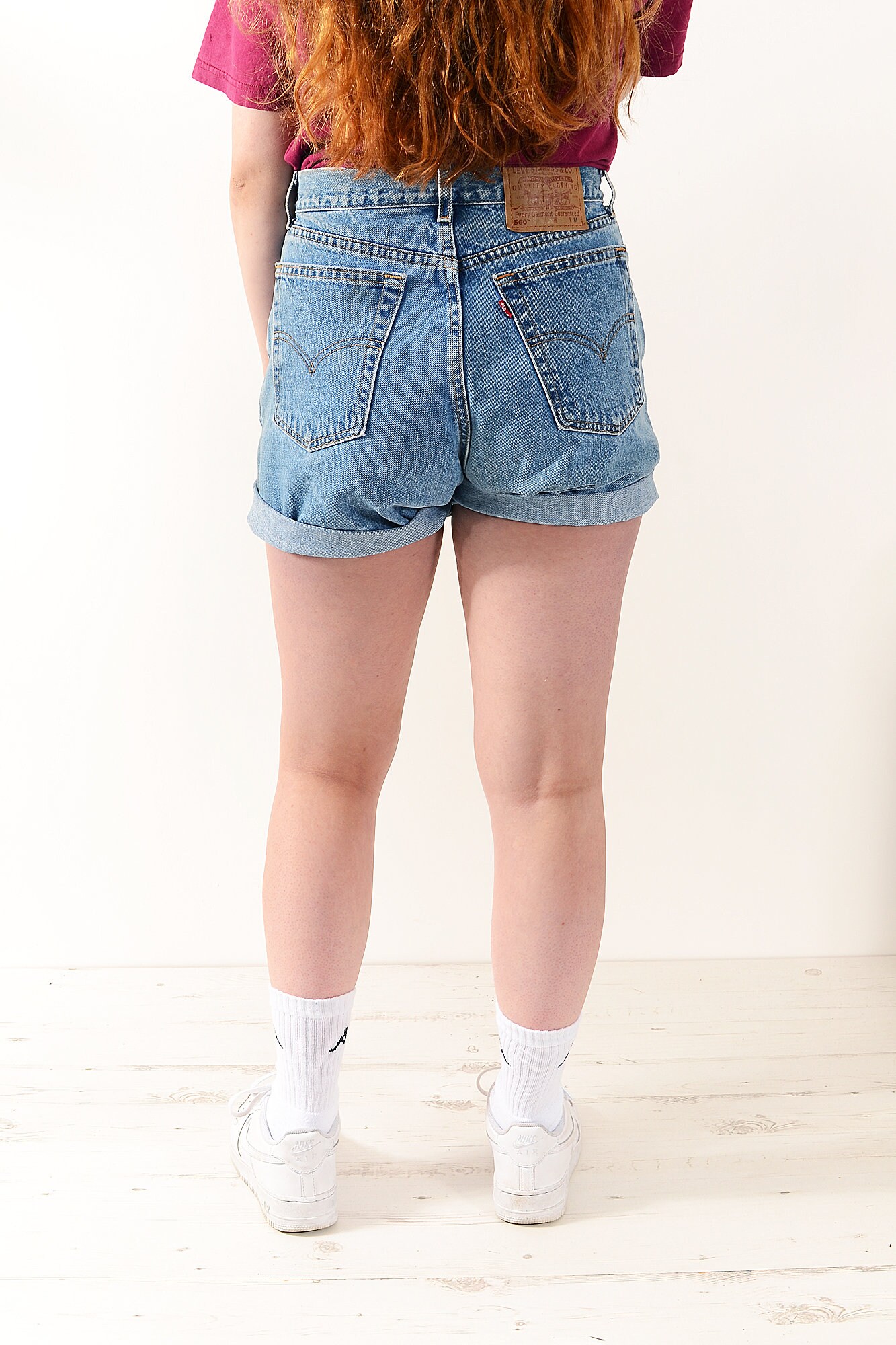 Vintage LEVI'S High Waisted Turned up Denim Hotpants Etsy