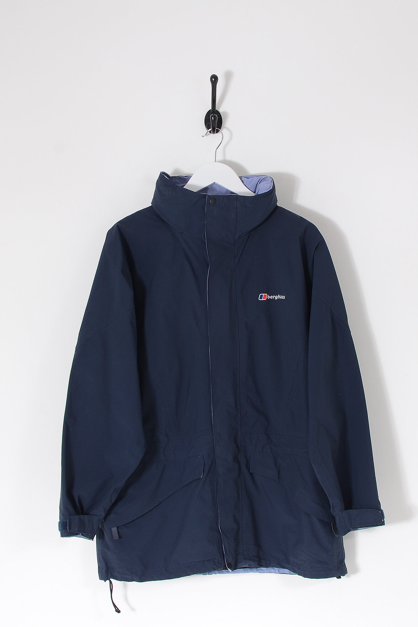 Vintage BERGHAUS Raincoat Navy Blue 