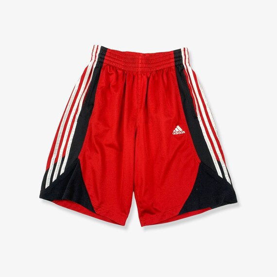 extraer Igualmente Señora Vintage ADIDAS Baloncesto Pantalones Cortos Deportivos Rojo - Etsy España