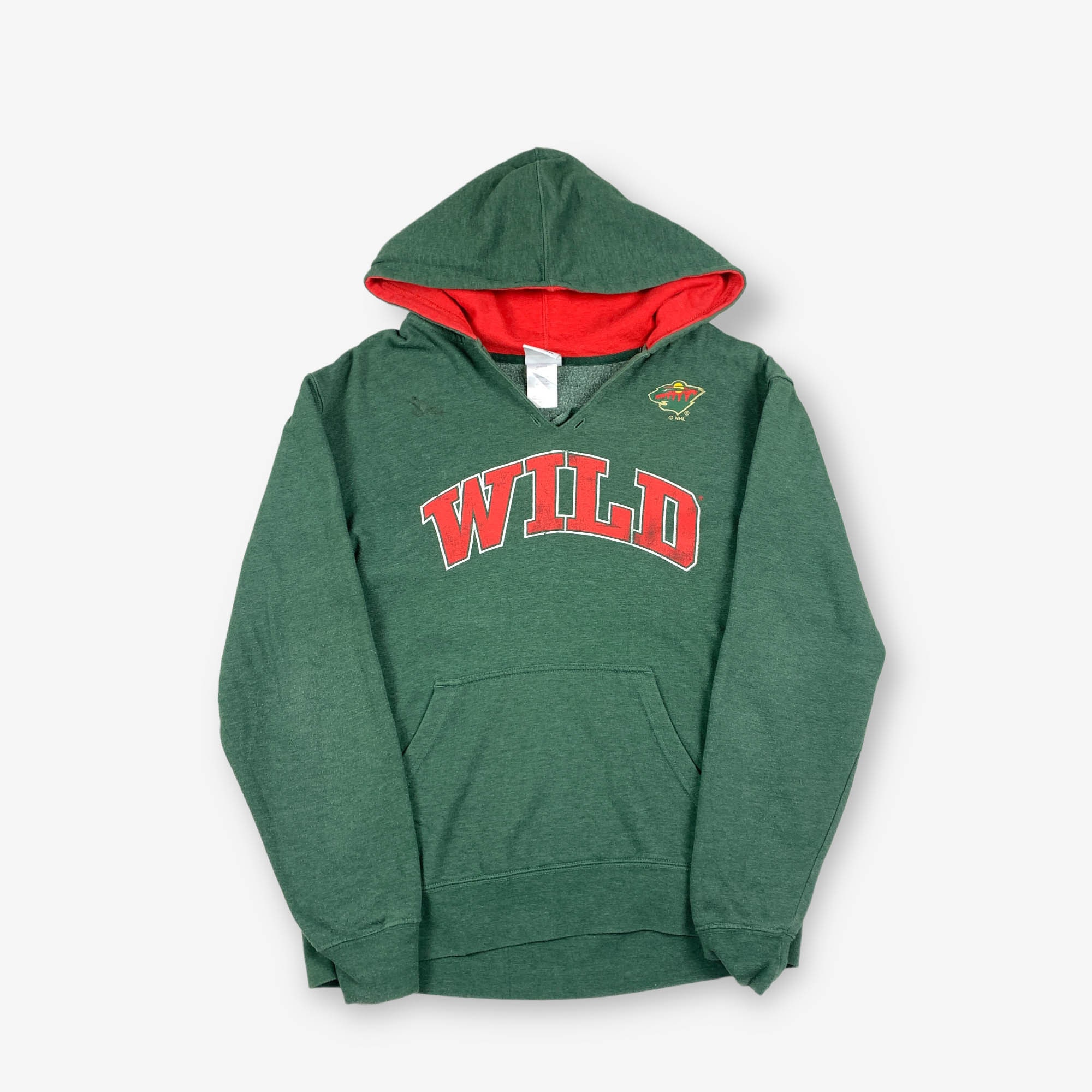 Old Time Hockey, Shirts, Old Time Hockeyminnesotawild Red And Green  Hoodie Sweatshirt Size Medium
