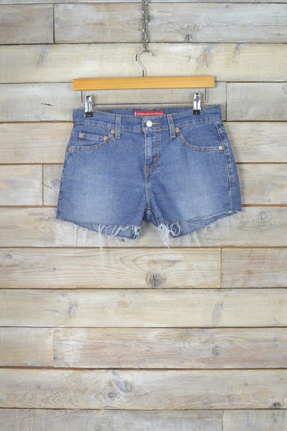 Vintage Levi's 515 Cut Off Denim Shorts W29