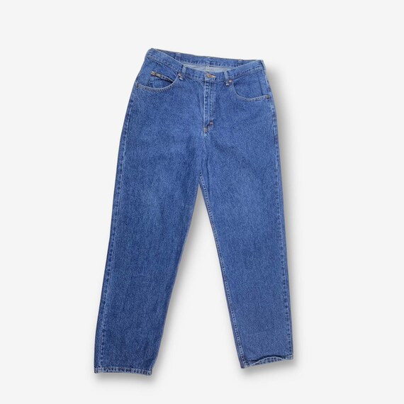 Vintage Lee Loose Fit Straight Leg Jeans Dark Blu… - image 1