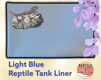 Light Blue Reptile Tank Liner (40 Gallon)