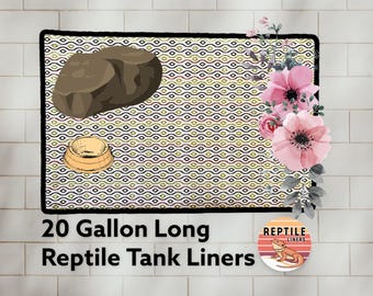20 Gallon Reptile Tank Liners (30in x 12in)
