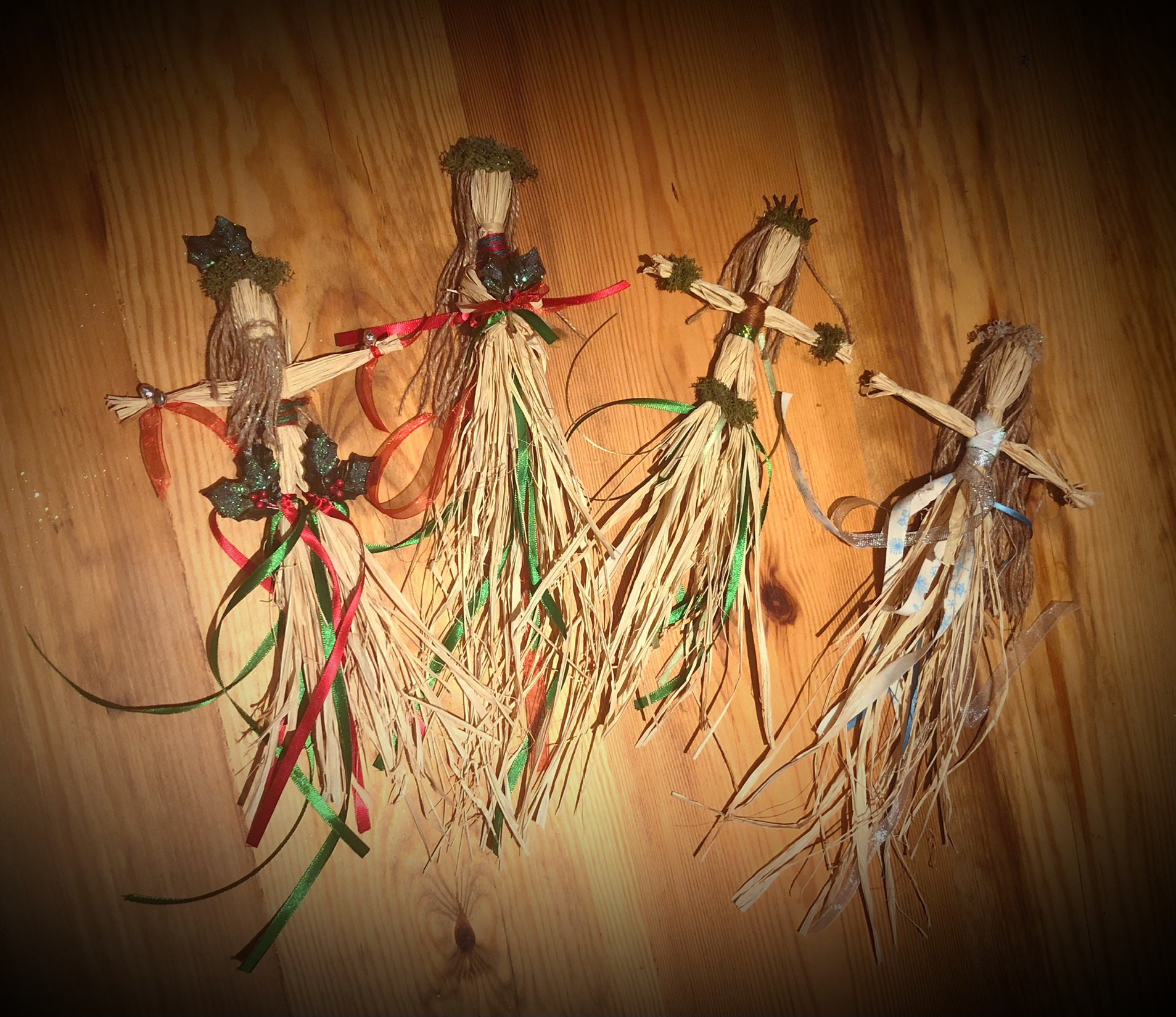 Yule straw dolls Etsy