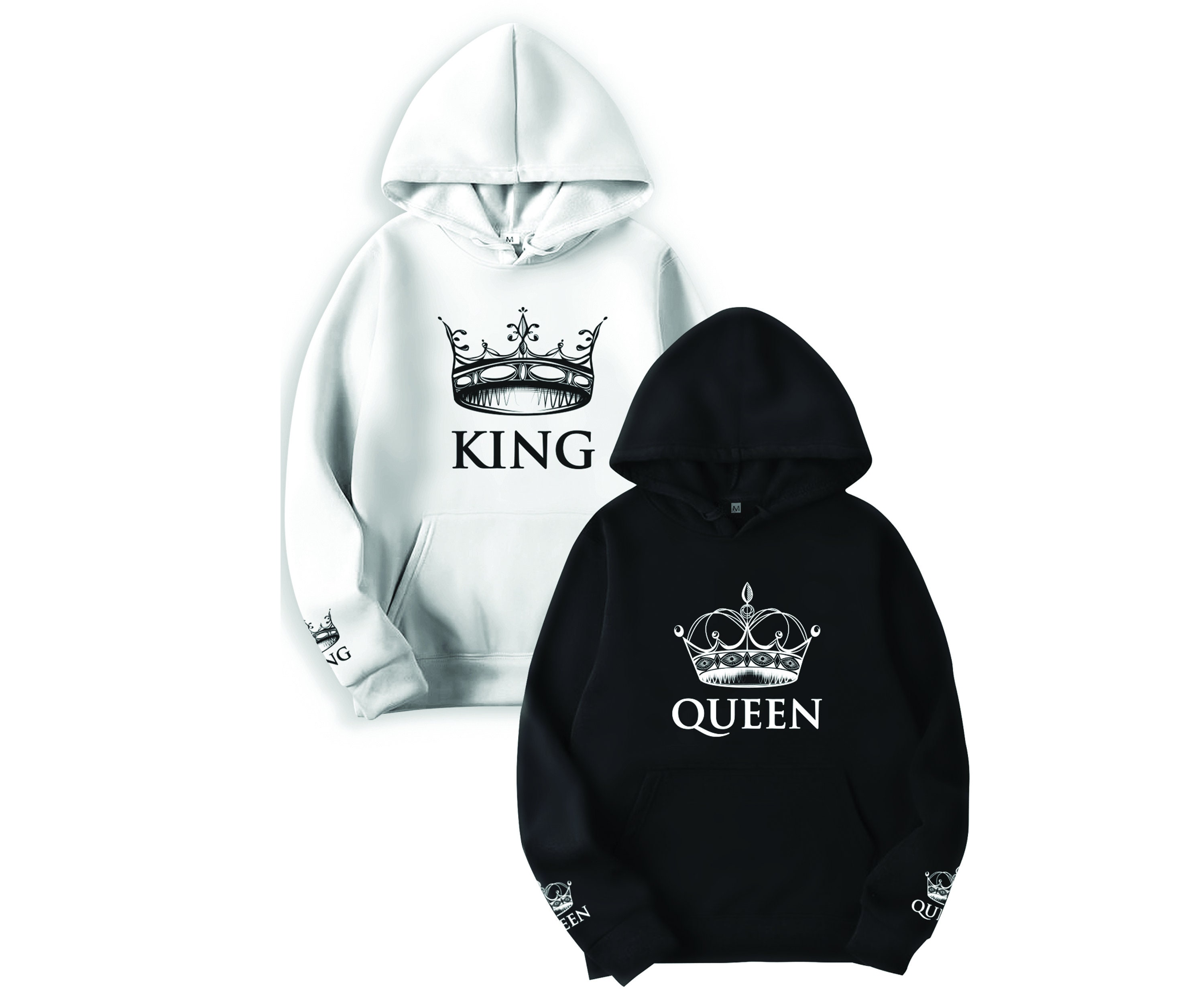 King queen hoodie Etsy España