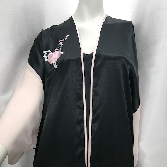 Set vintage clothes nights, black satin nights clo