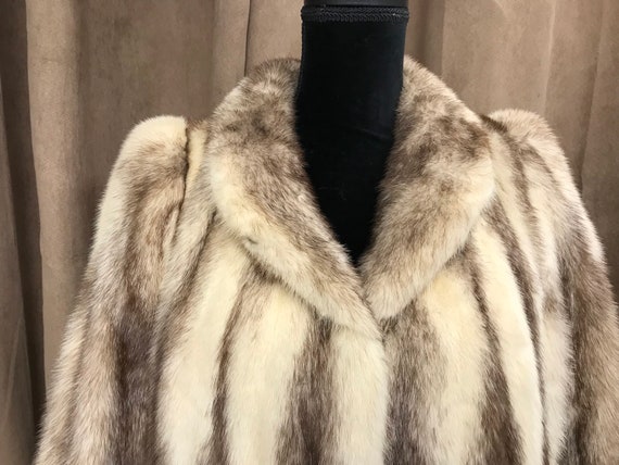 Vintage cross-mink coat ' mink coat women's coat 1