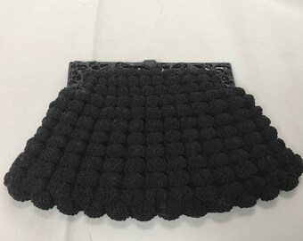 Vintage black evening bag