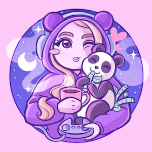 Custom PFP, hand drawn icon for social media, cute portrait for Twitch, Youtube, Discord, headshot avatar, bookish profile picture