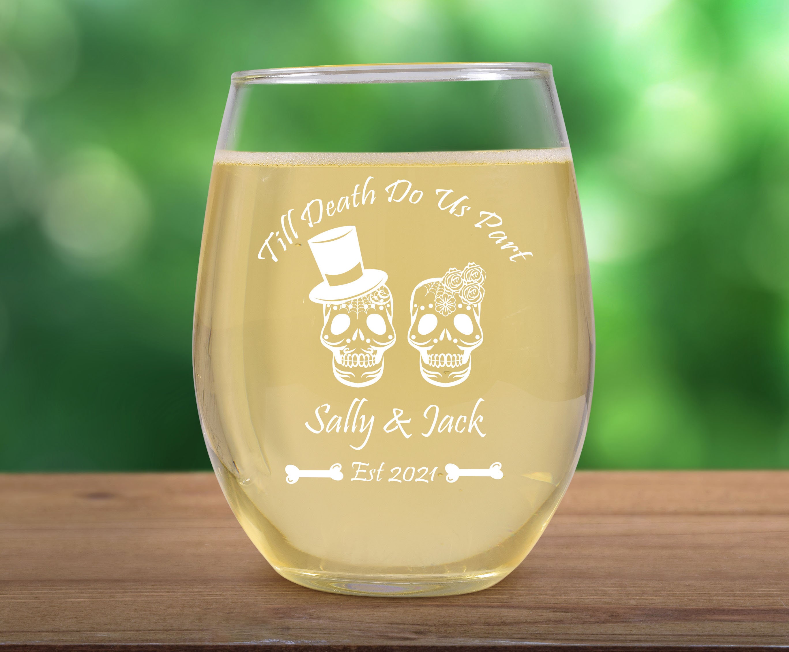 Til Death Do Us Party Can Shaped Pint Glass – SUPERKOLDIE