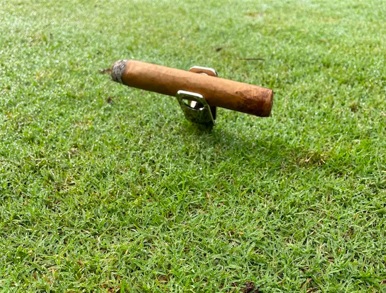 Personalized Cigar Golf Divot Holder Ball Marker Father's Etsy