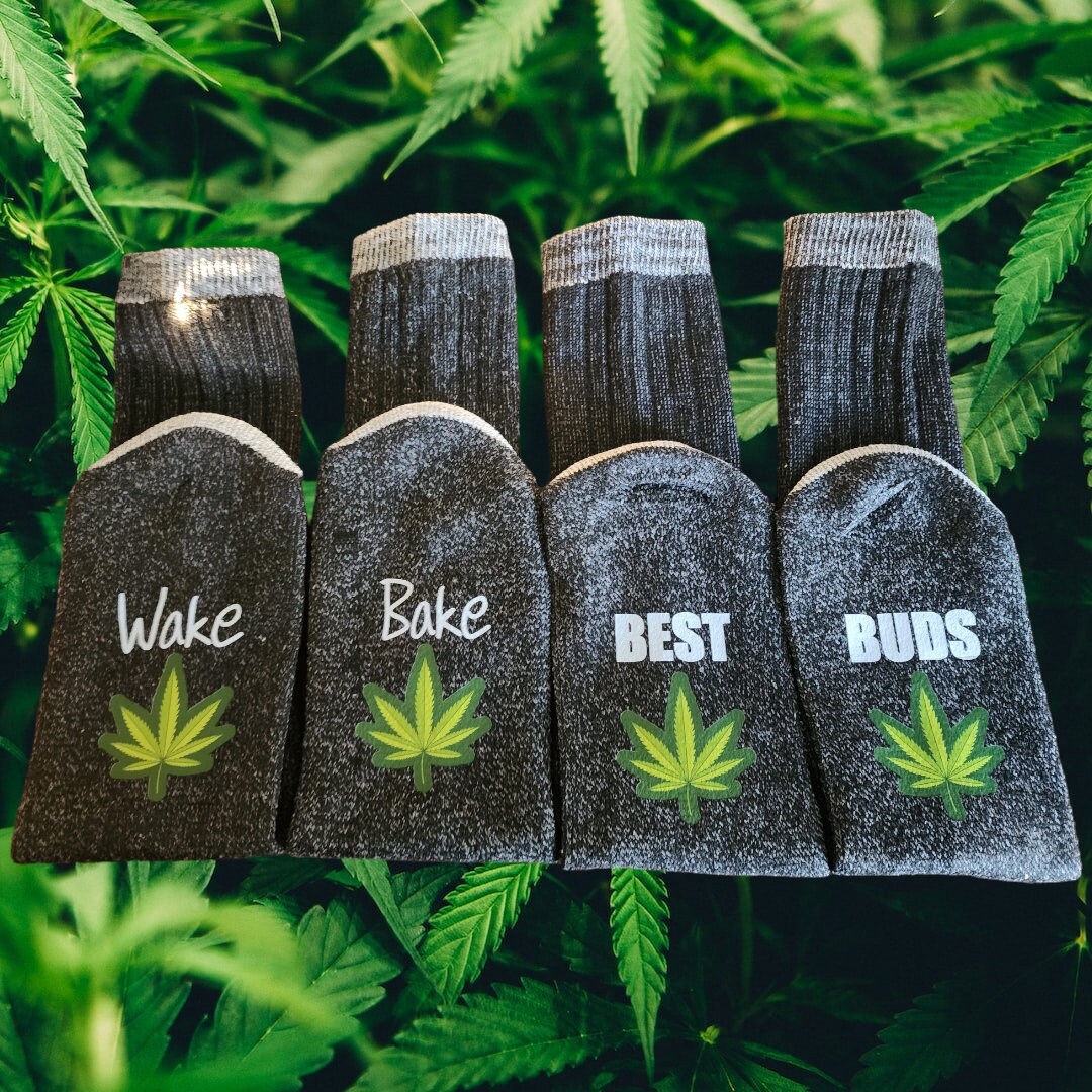 Funny Weed Socks, 420 Socks, Cannabis Socks Funny Pot Socks Men's Gag