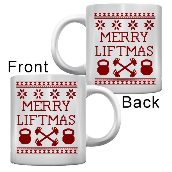 Merry Liftmas Gift Coffee Mug Weight Lifting Merryliftmas Sweater 