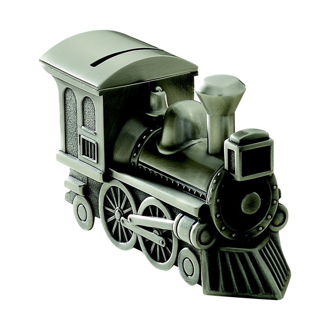 Personalized Pewter Train Bank Piggy Bank Engraved Easter Gift Etsy