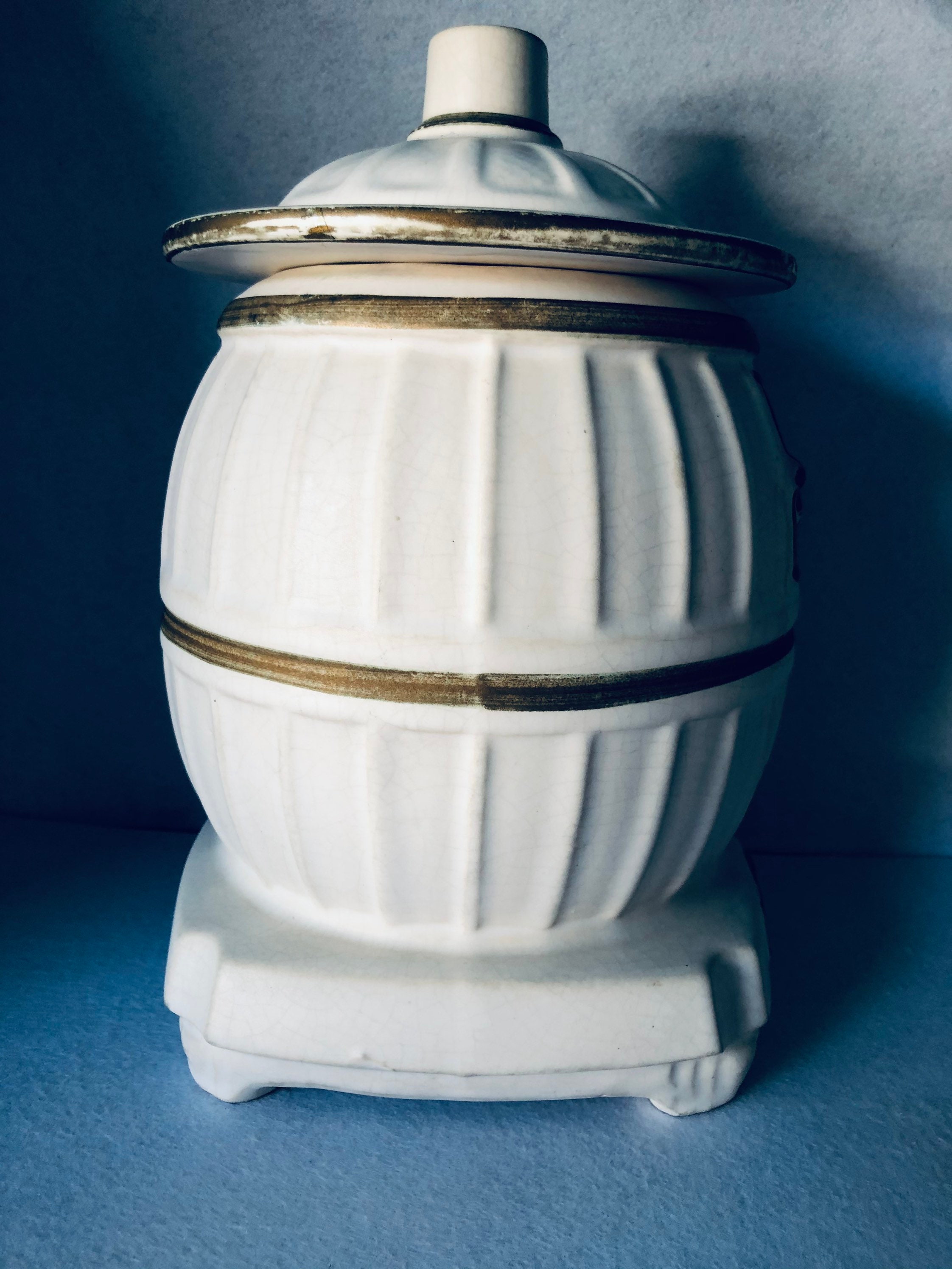 Cookie Jar Vintage Mccoy Pottery Pot Belly Stove Cookie Jar Etsy