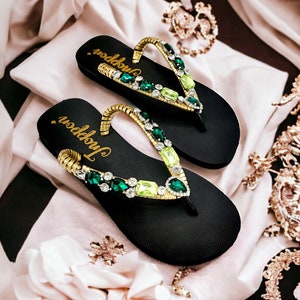 Jewelled thongs 2025