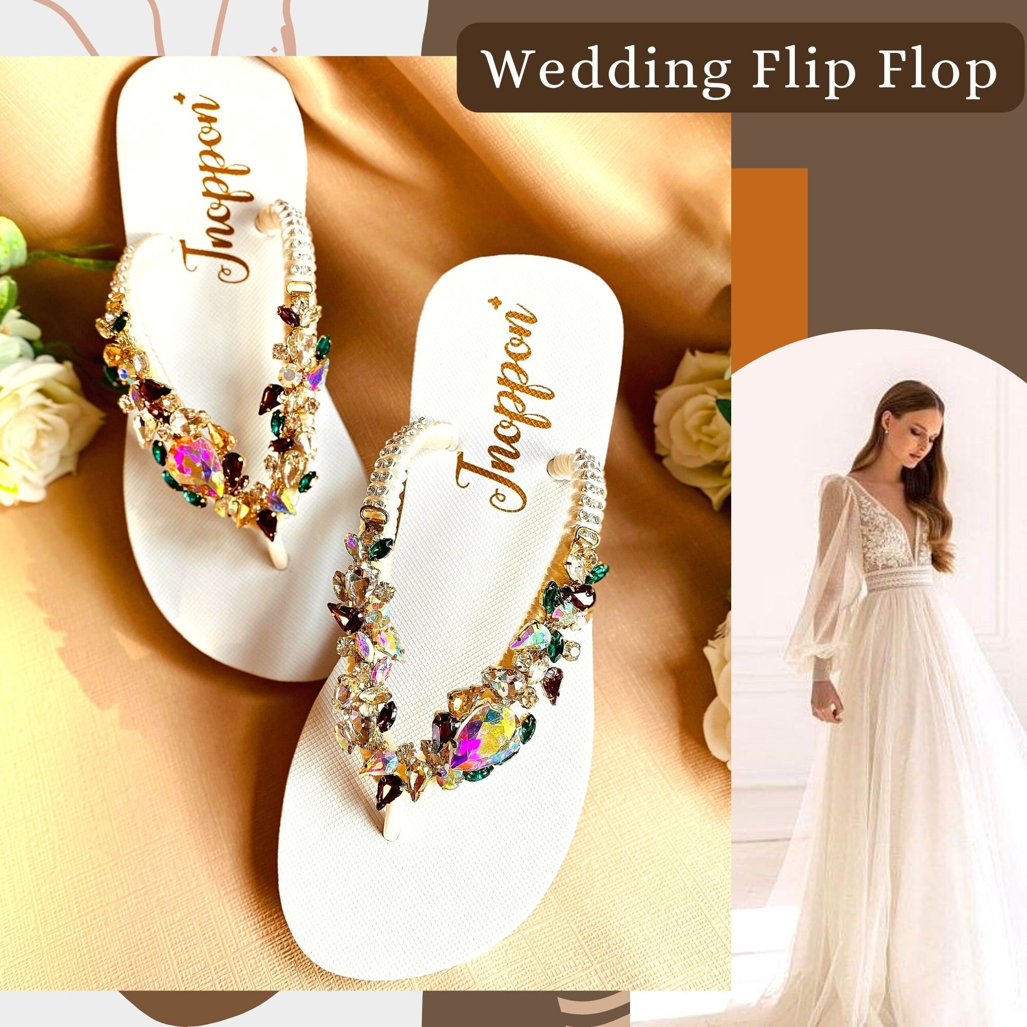 Custom Bridesmaid Flip Flops, Bulk Bridal Party Sandals, Beach Wedding Flip  Flops, Personalized Bride Tribe Gifts for Spa Bridal Shower -  Canada