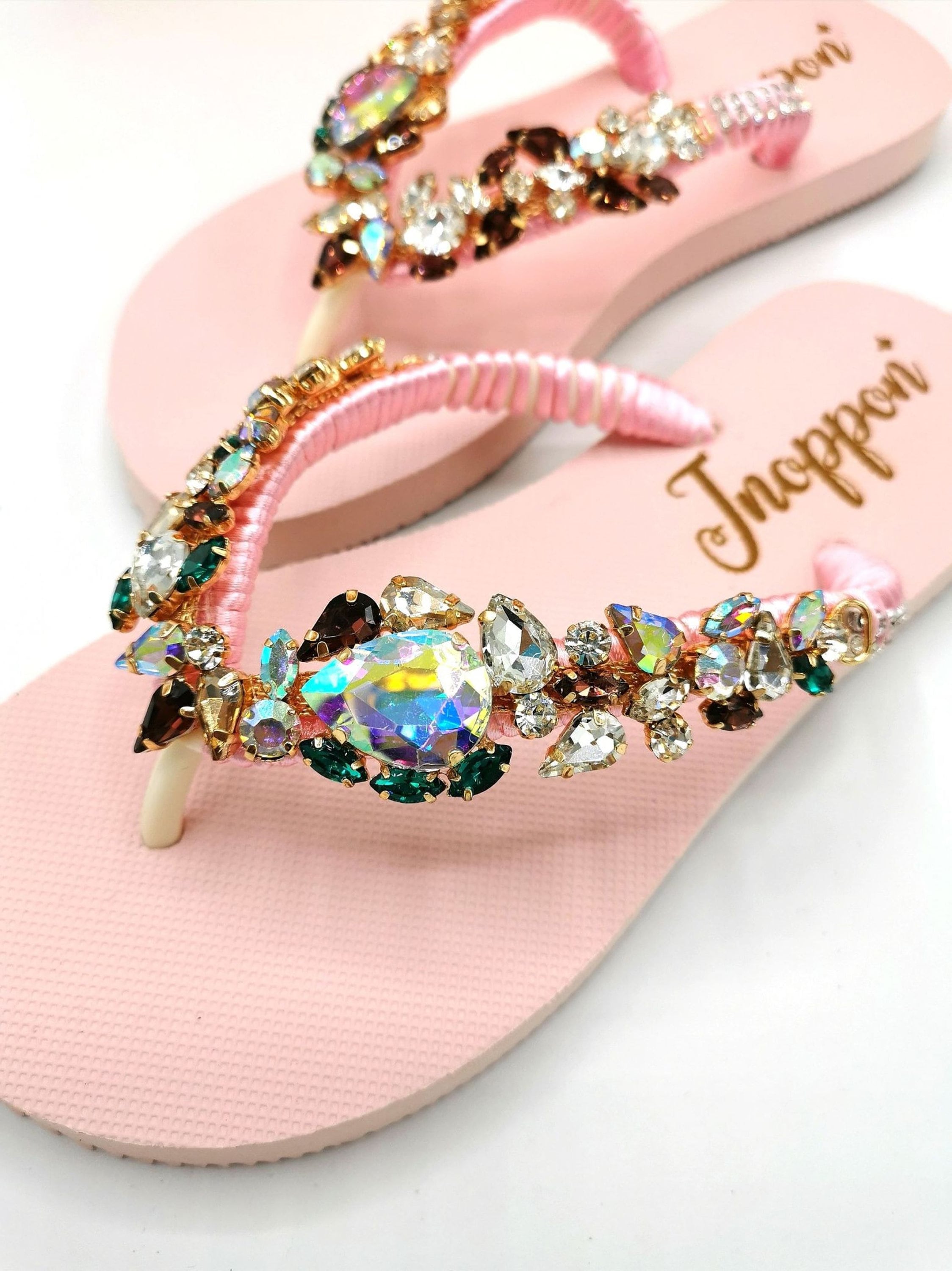 womens wedding flip flops