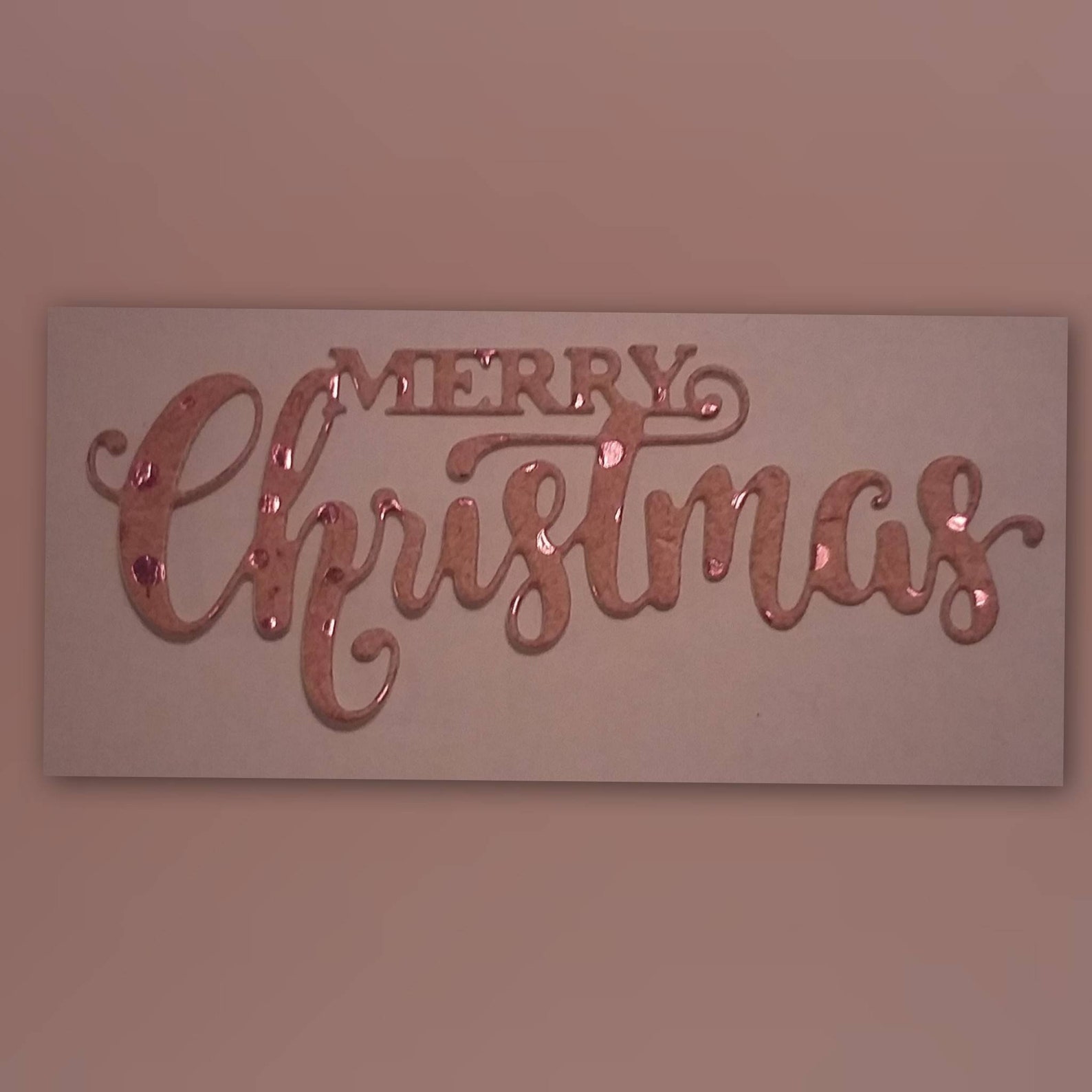 Merry Christmas Die Cut Text. - Etsy
