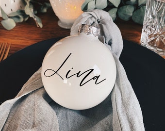 Sticker Christmas ball personalized | self-adhesive | Christmas ball | Christmas tree ball | Advent calendar | Christmas gift