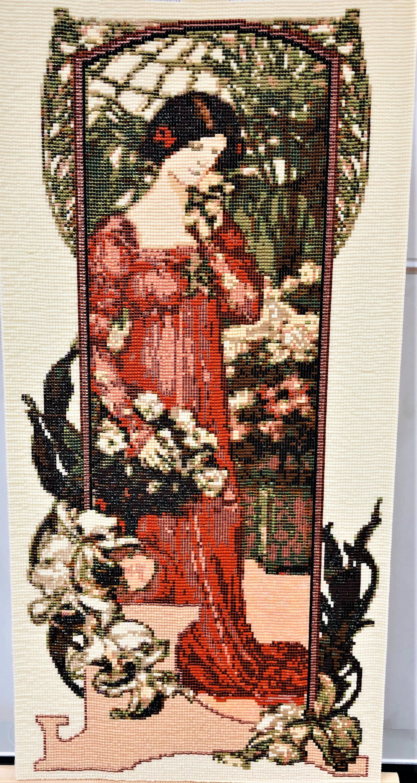 Bead Tapestry Pattern In the Garden Etsy