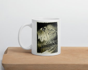 Vintage War of the Worlds Illustration Mug H.G. Wells